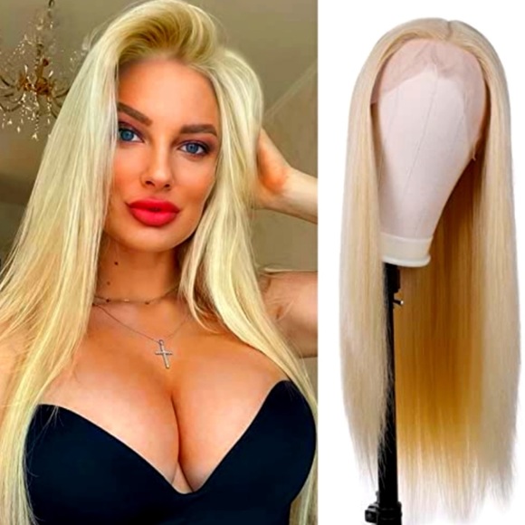 24” Blonde Straight Lace Front Wig *NEW*